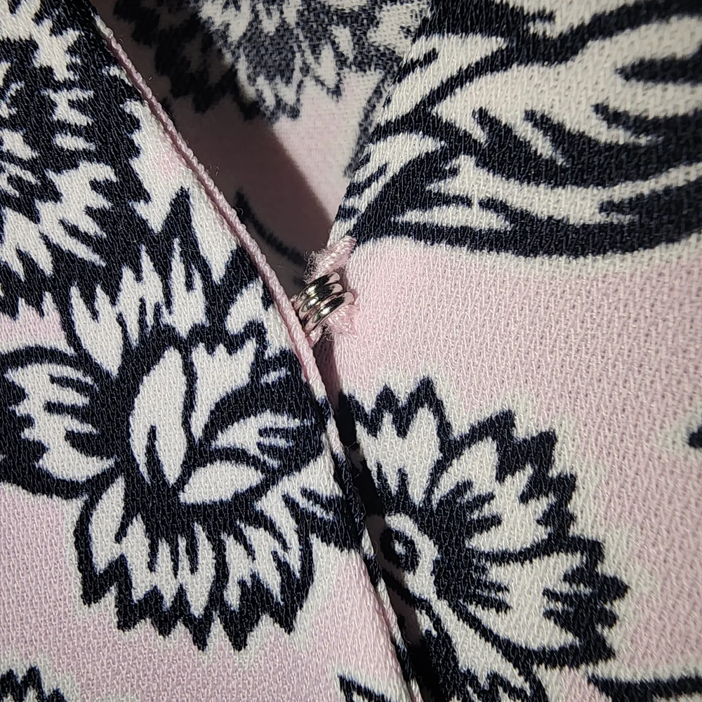 J. Crew Pink and Black Floral Dress - Picture 3 of 6